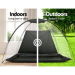 Everfit 3M Golf Practice Net Portable Training Aid Driving Target Tent Black - Image 6