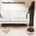 Everfit Treadmill Electric Home Gym Fitness Exercise Knob Foldable 450mm Black - Image 6