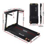 Everfit Treadmill Electric Home Gym Fitness Exercise Fully Foldable 420mm Black - Image 2