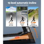 Everfit Treadmill Electric Home Gym Fitness Exercise Machine w/ Massager 450mm - Image 6