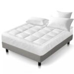 Giselle Bedding 5cm Bamboo Pillowtop Mattress Topper 1000GSM Mattress Pad for Back Pain Relief Washable Breathable Protector with 45cm Deep Pocket Double - Image 8