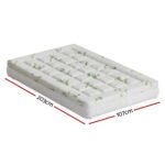 Giselle Bedding Pillowtop Mattress Topper 7.5cm Thick Bamboo Pad for Back Pain Relief Washable Skin-friendly Bed Protector with 45cm Deep Pocket King Single - Image 2