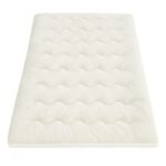 Giselle Bedding Pillowtop Mattress Topper 5cm Reversible Cooling & Soft Coral Fleece Pad for Back Pain Relief, Washable Skin-friendly Bed Protector with 45cm Deep Pocket King Single - Image 4