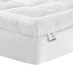Giselle Bedding Pillowtop Mattress Topper 5cm Thick Pad for Back Pain Relief Washable Underlay Protector 1000GSM Microfibre Filling 45cm Deep Pocket Double - Image 7