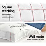 Giselle Bedding Pillowtop Mattress Topper 5cm Thick Pad for Back Pain Relief Washable Underlay Protector 1000GSM Microfibre Filling 45cm Deep Pocket King - Image 5