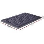 Giselle Bedding 5cm Pillowtop Topper Bamboo Polyester Blend Fibre Pad for Back Pain Relief Washable Overfilled Bed Protector 500GSM Queen - Image 3