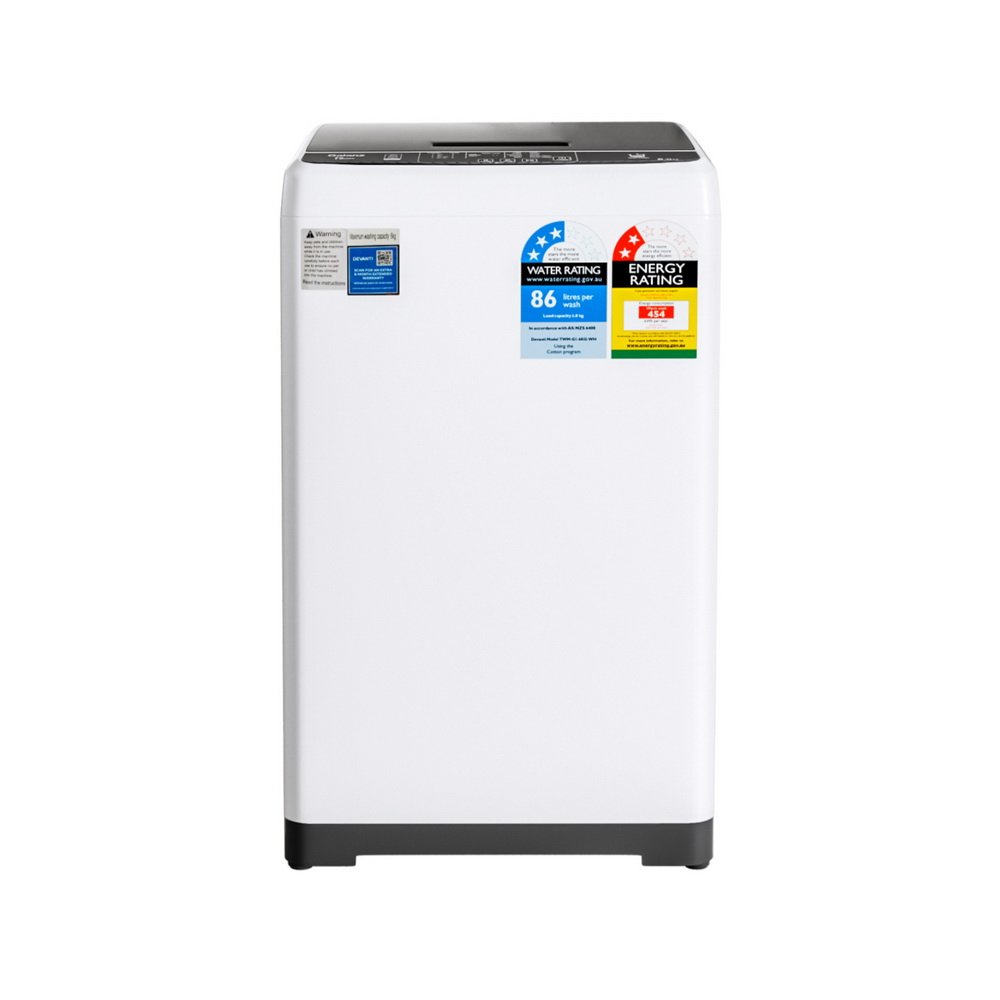 TWM-G1-6KG-WH-215071-00 Devanti 6kg Top Load Washing Machine White - Image 1
