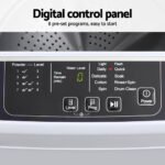 Devanti 6kg Top Load Washing Machine White - Image 4