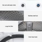 Devanti 6kg Top Load Washing Machine White - Image 6