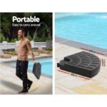 Instahut 3m Outdoor Umbrella w/Base Cantilever Beach Garden Patio Navy - Image 6