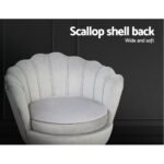 Artiss Armchair Velvet Grey Callista - Image 6