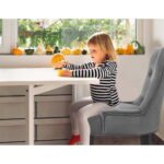 Artiss Dining Chairs Set of 2 Velvet French Provincial Grey - Image 6