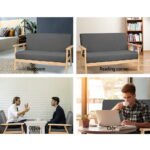 Artiss 2-Seater Sofa Armchair Skane - Image 5