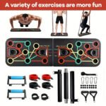 Push-Up Board Set with Resistance Bands - Image 4