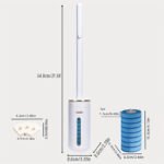 Disposable Toilet Brush Set Wall Mount (10pcs) - Image 4