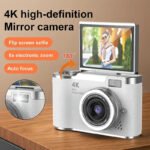 Retro CCD-4K Digital Camera with Flip Screen