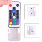 Mini Remote Controller for RGB Color LED Strip Lights, RF Dimmer for 12V DC LED Ribbon, LED Neon Sign, Wireless Remote Control for Dimmable 3528 5050 Under Cabinet Puck Lights(RGB) - Image 2