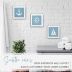 Nautical Theme Bathroom Sign - Decorative Hanging Plaque for Bathroom - Image 3