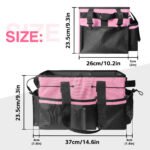 Gray Cleaning Kit - Multi-Purpose Cleaning Supplies Organizer Bag - Image 4