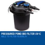 PROTEGE Aquarium External Canister Filter Aqua Fish Tank Pond Water UV Light 10000 L/H - Image 2