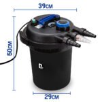 PROTEGE Aquarium External Canister Filter Aqua Fish Tank Pond Water UV Light 10000 L/H - Image 6
