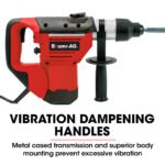 Baumr-AG 1500W Pro-Grade Electric Rotary Jackhammer Hammer Drill, with 2 Bonus Chisels, 3 Drill Bits - Image 5