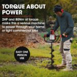 Baumr-AG 1500W Electric Post Hole Auger Digger - Image 2