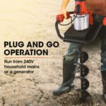 Baumr-AG 1500W Electric Post Hole Auger Digger - Image 8