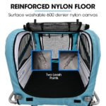 TAG-ALONG Pet & Cargo Jogger Bike Trailer, Pull Behind Bicycle Trailer Carrier Stroller, Blue - Image 4