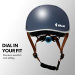 VALK Retro Bike Helmet, 56-61cm S, M, L Universal Dial Fit System, Shadow Navy - Image 5