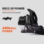 MTM 65CC Petrol Backpack Leaf Blower - Commercial 2 Stroke Garden Yard Tool Back - Image 4