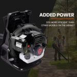 MTM 65CC Petrol Backpack Leaf Blower - Commercial 2 Stroke Garden Yard Tool Back - Image 5