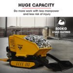 BAUMR-AG 10HP Wheelbarrow Dumper Motorised Ride On Wheel Borrow, 306CC Petrol Engine 500kg Capacity - Image 2