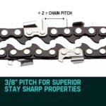 2 X 10 Baumr-AG Chainsaw Chain Bar Replacement for SX25 25CC Arborist Saws - Image 5