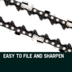2 x 22 Baumr-AG Chainsaw Chain Bar Replacement 0.325 0.058 86DL - Image 8