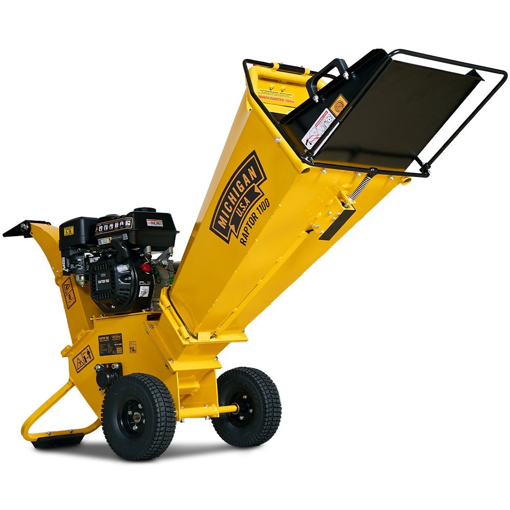 V219-CHPPTRMC1M1A-202510291532-00 MICHIGAN 7HP 212cc Petrol Wood Chipper, Tree Mulcher - Raptor 1100 - Image 1