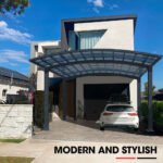SHADE SHIELD Arched Double Carport 6.0m x 5.5m x 2.98m, Aluminium Alloy Frame, Polycarbonate Roof, Shelter for Car or Outdoor Living - Image 6