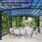 SHADE SHIELD Arched Double Carport 6.0m x 5.5m x 2.98m, Aluminium Alloy Frame, Polycarbonate Roof, Shelter for Car or Outdoor Living - Image 7