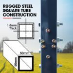 SHADE SHIELD Single Carport Shed 3.3 x 6 x 2.9m, Galvanised Steel Frame, Powder Coated Gable Roof, Shelter for Car Caravan Boat Tractor Agricultural - Image 5