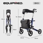 136kg Capacity | Lightweight Design | Adjustable Height - Image 6