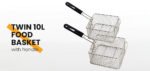 EuroChef Commercial Electric Deep Fryer Twin Frying Basket Chip Cooker Fry - Image 5
