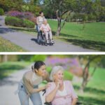 EQUIPMED Folding Aluminium Wheelchair, 20" Wheels, Park Brakes, 100kg Capacity, Grey/Black - Image 5
