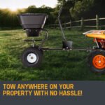 PLANTCRAFT Tow Behind Broadcast Spreader 30kg 26L Seed Fertiliser Tow Rotary - Image 5