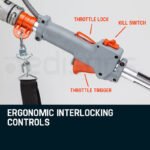 MTM 62CC Pole Chainsaw Hedge Trimmer Saw Brush Cutter Whipper Snipper Multi Tool - Image 5