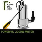 PROTEGE 2000W Submersible Dirty Water Pump Bore Tank Well Steel Automatic - Image 3