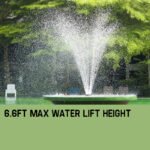 Protege 50W Solar Powered Fountain Submersible Water Pump Pond Kit Power Garden Panel - Image 5