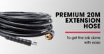 Jet-USA 20M Petrol Pressure Washer Hose Extension with Drain Cleaner Nozzle Accesory Pack - Image 2