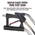 Jet-USA 24" Stainless Steel Pressure Washer Surface Cleaner, 3/8" Fitting, with Yoke Handlebar, For Concrete Driveway Patio Floor - Image 8
