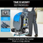 Auch FSP26 Self-Propelled Floor Scrubber & Dryer, 720mm, Battery Powered, Walk Behind, Multi-purpose Commercial Grade Machine - Image 3