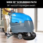 Auch FSP26 Self-Propelled Floor Scrubber & Dryer, 720mm, Battery Powered, Walk Behind, Multi-purpose Commercial Grade Machine - Image 4